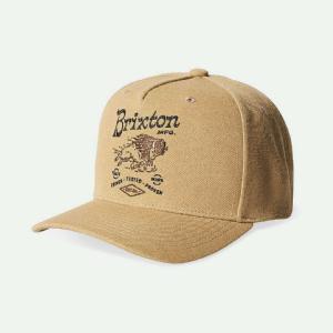 BRIXTON KEPS - CHARING BUFFALO NP MP SNAPBACK - SAND