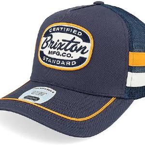 BRIXTON KEPS - COPLEY NP HP TRUCKER HAT - NAVY/NAVY