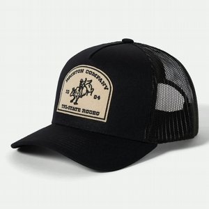 BRIXTON KEPS - DANFORTH C NP MP TRUCKER HAT BLACK