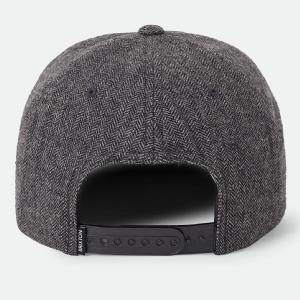 BRIXTON KEPS - DYSON SNAPBACK - BLACK/HARRINGBONE 2 thumbnail