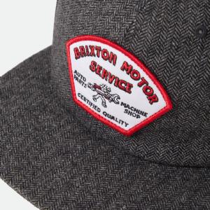 BRIXTON KEPS - DYSON SNAPBACK - BLACK/HARRINGBONE 3 thumbnail