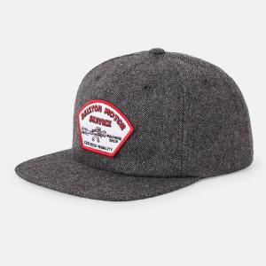 BRIXTON KEPS - DYSON SNAPBACK - BLACK/HARRINGBONE