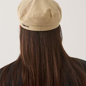 BRIXTON KEPS - FIDDLER FISHERMAN CAP KHAKI STRIPE/WASHED BLACK 3 thumbnail