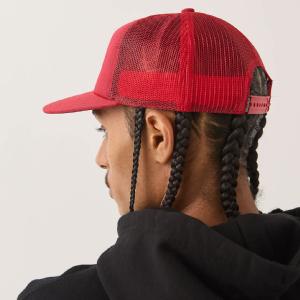 BRIXTON KEPS - FORD 4X4 CHROME TRUCKER HAT RED 3 thumbnail