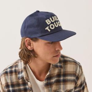BRIXTON KEPS - FORD BUILD TOUGH SNAPBACK AMERICAN NAVY/WIMBLETON WHITE 3 thumbnail