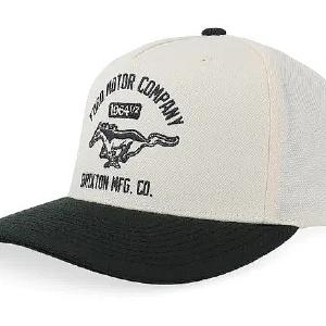 BRIXTON KEPS - FORD MUSTANG SNAPBACK AMERICAN WHITEBURNT RUBBER