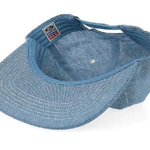 BRIXTON KEPS - FORD SERVICE DEPT SNAPBACK BLUE CAMBREY A-FRAME 4 thumbnail