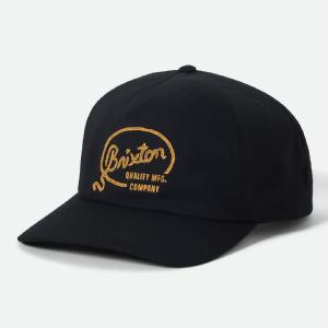 BRIXTON KEPS -GALLATIN MP SNAPBACK -BLACK