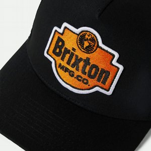BRIXTON KEPS - GENUINE OLTY C NP MP TRUCKER HAT - BLACK 2 thumbnail