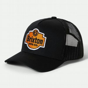 BRIXTON KEPS - GENUINE OLTY C NP MP TRUCKER HAT - BLACK