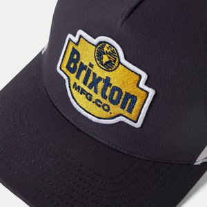 BRIXTON KEPS - GENUINE OLTY C NP MP TRUCKER HAT - MOOD INDIGO7/WHITE 3 thumbnail