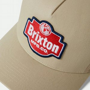 BRIXTON KEPS - GENUINE OLTY C NP MP TRUCKER HAT - SAND/SAND 3 thumbnail