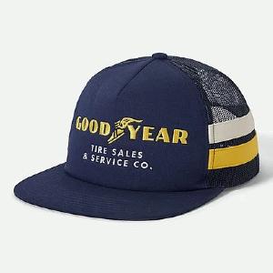 BRIXTON KEPS - GOODYEAR SERVICE MP TRUCKER HAT - NAVY