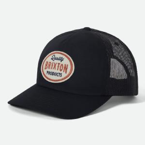 BRIXTON KEPS - HENRY MP TRUCKER HAT BLACK/BLACK