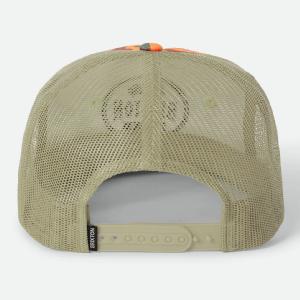 BRIXTON KEPS - HENRY MP TRUCKER HAT ORANGE DUCKCAMORANGE 2 thumbnail
