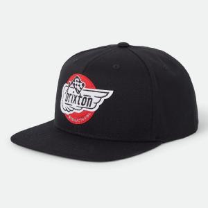 BRIXTON KEPS - HEYWARD SNAPBACK BLACK