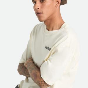 BRIXTON KEPS - HOOLIGAN LW FLAT CAP GREY/BROWN/GOLD 2 thumbnail