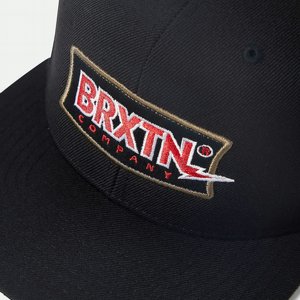 BRIXTON KEPS - LIGHTNIN MP SNAPBACK BLACK 3 thumbnail