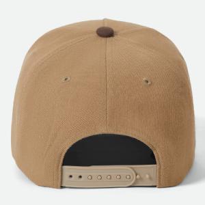 BRIXTON KEPS - LINWOOD C MP SNAPBACK -SAND/BROWN 3 thumbnail