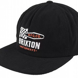 BRIXTON KEPS - MOTORWAYS MP SNAPBACK - BLACK