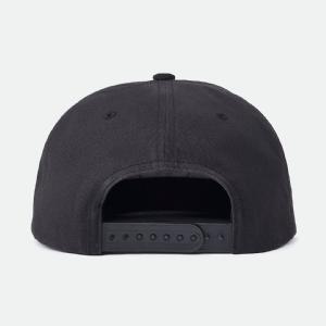 BRIXTON KEPS - OATH III SNAPBACK - BLACK/BLACK 2 thumbnail