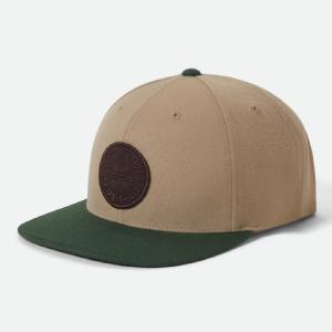 BRIXTON KEPS - OATH III SNAPBACK - kHAKI/BROWN