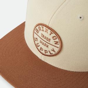 BRIXTON KEPS - OATH III SNAPBACK - KHAKI/CARAMEL 3 thumbnail