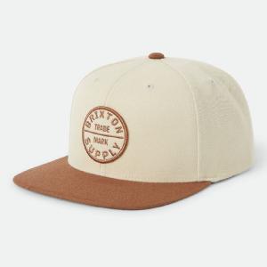BRIXTON KEPS - OATH III SNAPBACK - KHAKI/CARAMEL