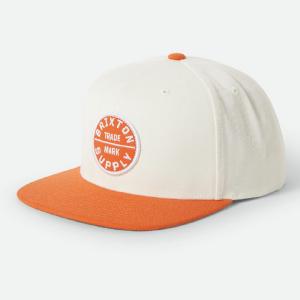 BRIXTON KEPS - OATH III SNAPBACK - MILITARY/ORANGE