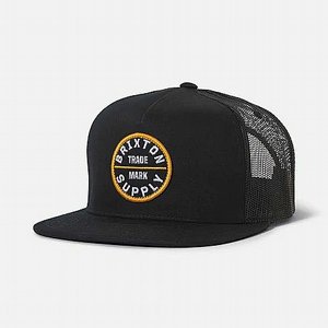 BRIXTON KEPS - OATH III TRUCKER HAT - BLACK