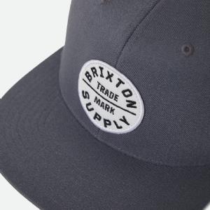 BRIXTON KEPS - OATH III TRUCKER HAT -GREY 3 thumbnail