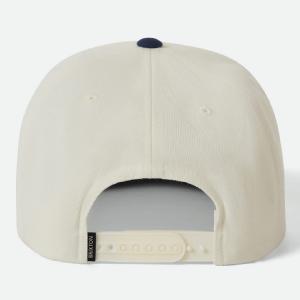 BRIXTON KEPS - OATH III TRUCKER HAT - OFFWHITE/BLUE 2 thumbnail