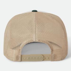 BRIXTON KEPS - OATH MP TRUCKER HAT - OFFWHITE/GREEN 2 thumbnail