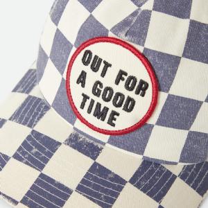 BRIXTON KEPS - OUT FOR A GOOD TIME LP ADJ - NAVY GINGHAM 3 thumbnail