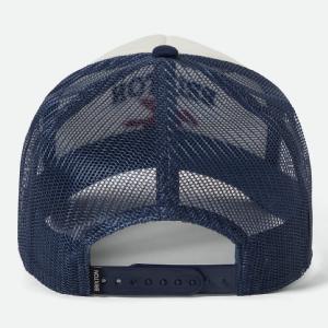 BRIXTON KEPS -PEGASUS C NP SNAPBACK - WHITE/NAVY 2 thumbnail