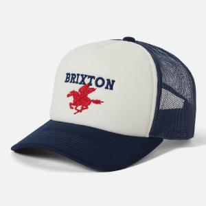 BRIXTON KEPS -PEGASUS C NP SNAPBACK - WHITE/NAVY