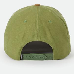 BRIXTON KEPS - RANCH MOTO COURT SNAPBACK - SUBLIME GREEN/DUSTED OCHRE 2 thumbnail