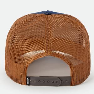 BRIXTON KEPS - REEVES TRUCKER HAT - DEMIN/CARAMEL 2 thumbnail