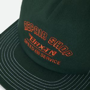 BRIXTON KEPS -REPAIR SHOP HP SNAPBACK - GREEN 3 thumbnail