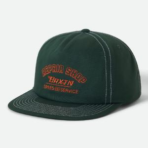 BRIXTON KEPS -REPAIR SHOP HP SNAPBACK - GREEN