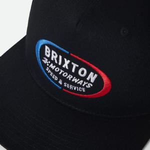 BRIXTON KEPS -RHETT MP SNAPBACK - BLACK 3 thumbnail
