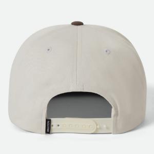 BRIXTON KEPS -RHETT MP SNAPBACK - OFFWHITE/BROWN 3 thumbnail
