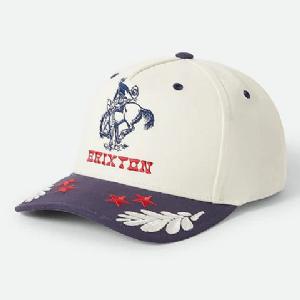 BRIXTON KEPS - RODEO C NP MP SNAPBACK OFF WHITE/NAVY