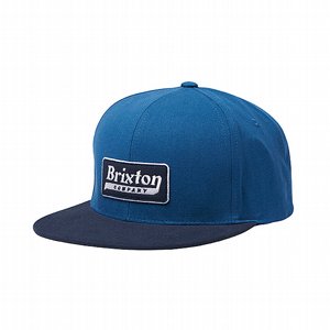 BRIXTON KEPS - STEADFAST HP SNAPBACK - INDIAN TEAL/WASHED NAVY