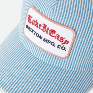 BRIXTON KEPS -TAKE IT EASY C NP MP TRUCKER HAT TWO BOOT STRIPE 3 thumbnail