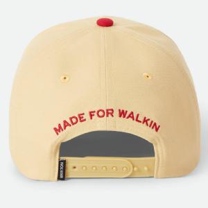 BRIXTON KEPS - TWO BOOTS C NP MP SNAPBACK YELLOW/RED 2 thumbnail