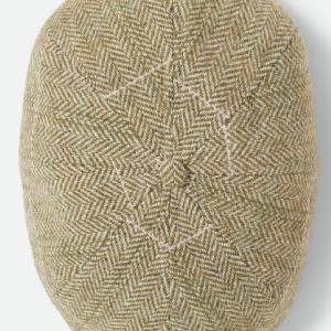 BRIXTON KEPS - UNISEX BROOD LW NEWSBOY CAP -SUVLINE GREEN HOUNDSTOOTH 5 thumbnail