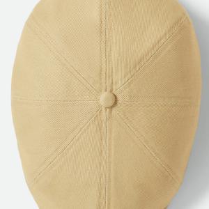 BRIXTON KEPS - UNISEX BROOD LW NEWSBOY CAP - WASHED KHAKI 3 thumbnail