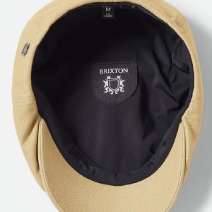 BRIXTON KEPS - UNISEX BROOD LW NEWSBOY CAP - WASHED KHAKI 2 thumbnail