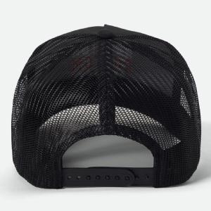 BRIXTON KEPS - WHEATON C NP HP TRUCKER HAT - BLACK/BLACK 2 thumbnail
